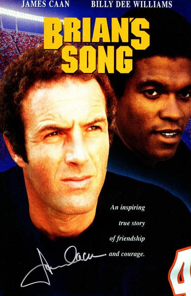 James Caan Signed "Brian's Song" 11x17 Movie Poster - SCHWARTZ COA