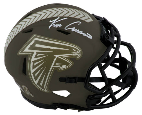 Kirk Cousins Signed Falcons SALUTE Riddell Speed Mini Helmet - (FANATICS COA)