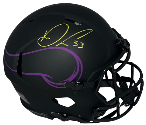 DALVIN COOK AUTOGRAPHED MINNESOTA VIKINGS ECLIPSE AUTHENTIC SPEED HELMET JSA