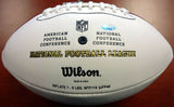 MICHAEL ROBINSON AUTOGRAPHED WHITE SUPER BOWL LOGO FOOTBALL SEAHAWKS MCS 78970