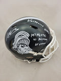 KENNETH WALKER III SIGNED MSU SPARTANS GRUFF SPEED AUTHENTIC HELMET LE /3 BAS