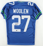 Tariq Woolen Signed Seattle Seahawks Pro Cut Jersey (Beckett) 2022 Pro Bowl D.B.