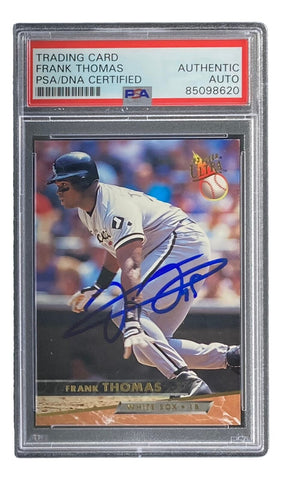 Frank Thomas Signed 1993 Fleer #181 Chicago White Sox Trading Card PSA/DNA