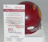 RONALD JONES II SIGNED AUTOGRAPHED USC TROJANS SPEED MINI HELMET JSA