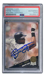 Frank Thomas Signed 1993 Leaf #195 Chicago White Sox Trading Card PSA/DNA