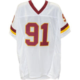 Ryan Kerrigan Autographed/Signed Pro Style White XL Jersey Beckett Witness 49005