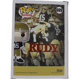 Rudy Ruettiger Autographed Notre Dame Fighting Irish Funko Insc Beckett 46954