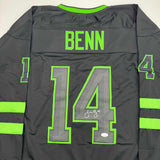 Autographed/Signed Jamie Benn Dallas Black Hockey Jersey JSA COA