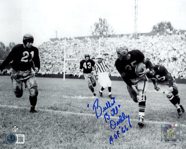 Bullet Bill Dudley Signed Pittsburgh Steelers 8x10 Photo HOF Beckett 48203