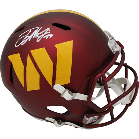 Terry McLauren Autographed Washington Commanders F/S Helmet BAS 44963