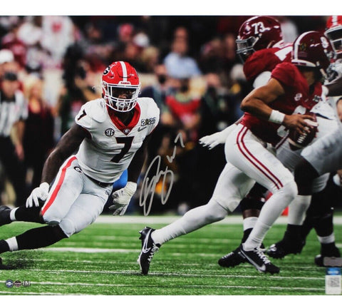 Quay Walker Signed Georgia Bulldogs Unframed 16x20 Photo-Running