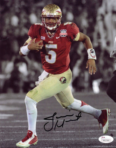 JAMEIS WINSTON AUTOGRAPHED FLORIDA STATE SEMINOLES 8x10 PHOTO JSA