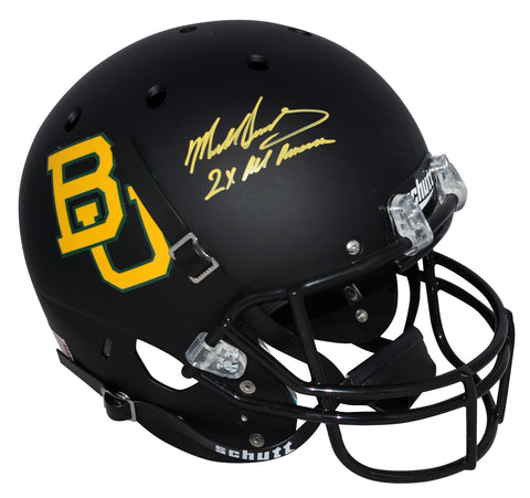 MIKE SINGLETARY SIGNED BAYLOR BEARS BLACK FULL SIZE HELMET W/ 2x ALL-AMERICAN