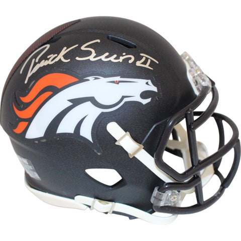 Patrick Surtain Autographed/Signed Denver Broncos 2024 Mini Helmet Beckett 48707