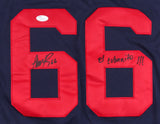 J.C. Ramirez Signed Angels Player's Weekend Jersey Inscribed "El Cubanito!"(JSA)