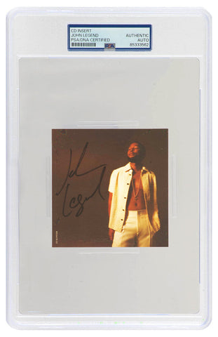 John Legend Signed 'Legend' 4x4 CD Insert - (PSA/DNA Encapsulated)