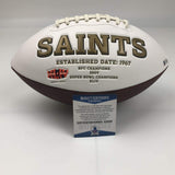 Autographed/Signed Alvin Kamara New Orleans Saints FS Football Beckett BAS COA