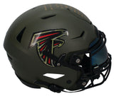 Michael Vick Autographed Multi Stat Salute to Service Speed Flex Helmet JSA