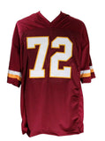 Dexter Manley Autographed/Inscribed Custom Football Jersey Redskins JSA 177243