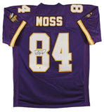 Vikings Randy Moss Authentic Signed Purple 1998 Mitchell & Ness Throwback