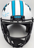 SAM DARNOLD AUTOGRAPHED PANTHERS LUNAR ECLIPSE FULL SIZE HELMET BECKETT 195172