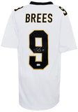 Drew Brees (SAINTS) Signed White Custom Football Jersey - (BECKETT COA)