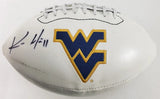 Kevin White Signed West Virginia Mountaineers Logo Football (JSA COA) Bears W.R.