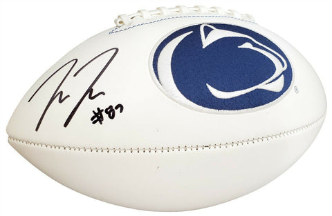 PAT FREIERMUTH AUTOGRAPHED SIGNED PENN STATE WHITE LOGO FOOTBALL BECKETT 191170