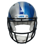 Barry Sanders Autographed Lions Custom ECC Painted Authentic Helmet Beckett