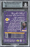 Lakers Shaquille O'Neal Authentic Signed 1999 SP Authentic #39 Card BAS Slabbed