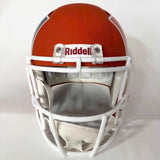 Autographed/Signed Ed Reed Miami Full Size FS F/S Speed Replica Helmet BAS COA