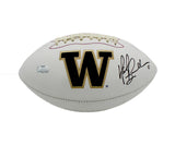 Mark Brunell Signed Washington Football Team Embroidered White NFL Football