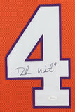 Deshaun Watson Signed Clemson Tigers 35" x 43" Custom Framed Jersey (JSA COA) QB