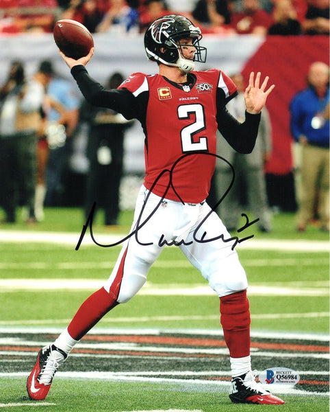 Matt Ryan Autographed Atlanta Falcons 8x10 Photo Beckett Authenticated #6