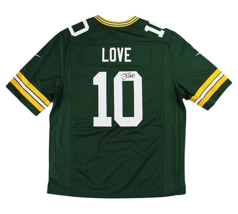 Jordan Love Signed Green Bay Packers Nike Game Green NFL Jersey