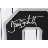 Dante Bichette Signed Rockies Russell Athletic 44 White Jersey BAS 45071