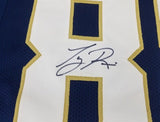 Tony Rice Signed Notre Dame Fighting Irish 88 Nat'l Champs Custom Jersey (JSA)