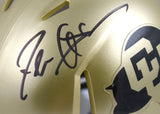 Deion Sanders Signed Colorado Buffaloes Speed Mini Helmet-Beckett W Holo *Thin