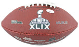 Floyd Little "HOF 10" Signed Wilson SB XLIX Pee Wee Football JSA #AX48018