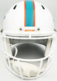 TYREEK HILL AUTOGRAPHED DOLPHINS WHITE FULL SIZE SPEED HELMET BECKETT 230211