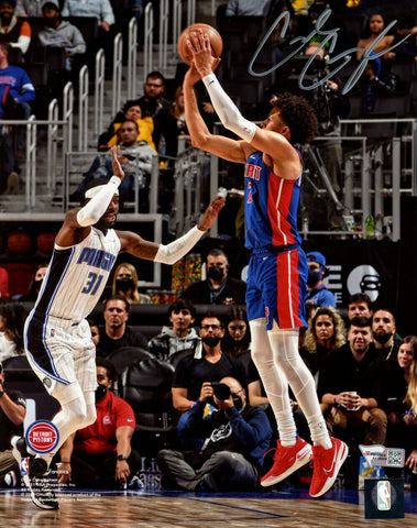 Cade Cunningham Autographed Detroit Pistons 8x10 Photograph Fanatics 35459