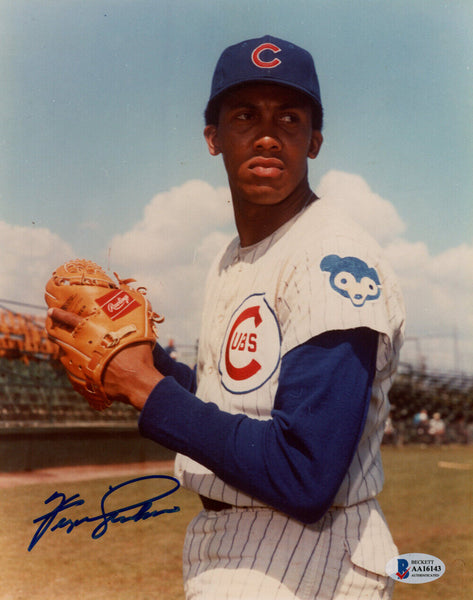 Fergie Jenkins Autographed/Signed Chicago Cubs 8x10 Photo Beckett 48185