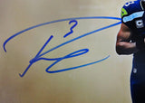 RUSSELL WILSON AUTOGRAPHED 16X20 PHOTO SEATTLE SEAHAWKS RW HOLO STOCK #88008