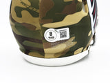 BIJAN ROBINSON AUTOGRAPHED FALCONS CAMO SPEED MINI HELMET BECKETT WITNESS 230234