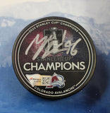 Colorado Avalanche Framed Collage Signed Pucks Makar Mackinnon +2 FAN 38729