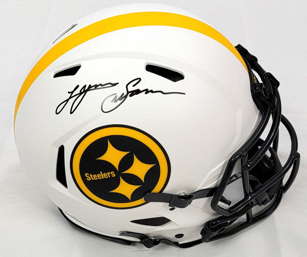 Lynn Swann Signed Pittsburgh Steelers Lunar Eclipse Authentic Helmet Beckett