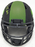 DEVON WITHERSPOON AUTOGRAPHED SEAHAWKS ECLIPSE BLACK MINI HELMET MCS 221343