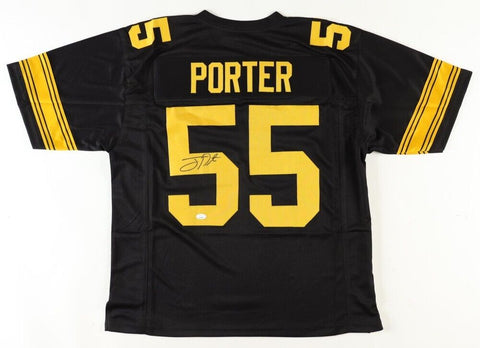 Joey Porter Sr Signed Pittsburgh Steelers Jersey (JSA COA) Pro Bowl Linebacker