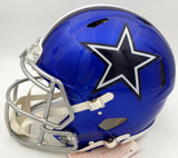 Ezekiel Elliott Autographed Cowboys Flash Full Size Auth Helmet Beckett WT81470