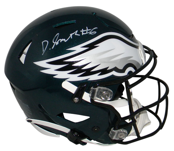 DEVONTA SMITH SIGNED PHILADELPHIA EAGLES AUTHENTIC SPEEDFLEX HELMET BECKETT